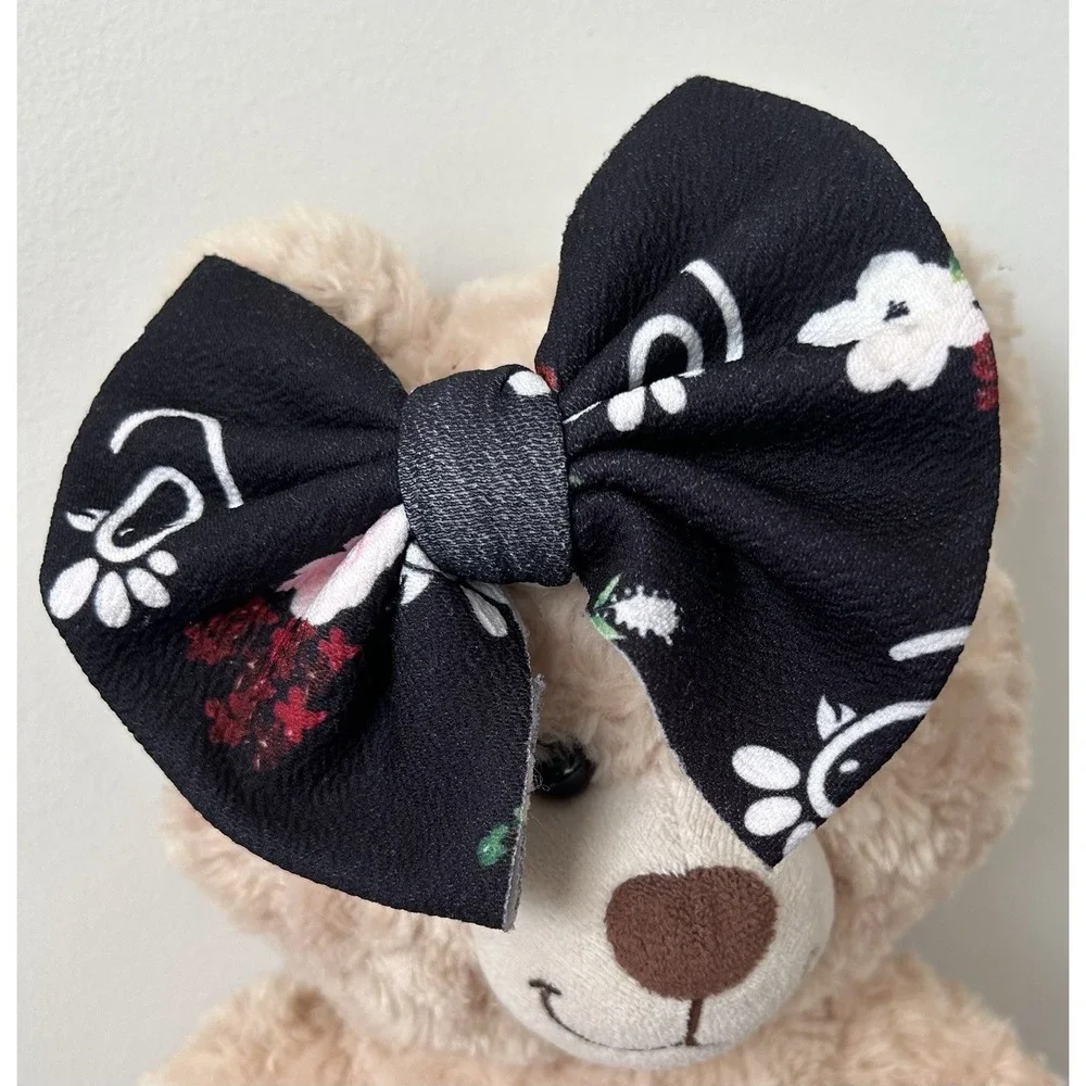 Lot 2 Chic Fil-A‎ Cow Hair Bows Eat More Chicken Baby Girls Animal Soft Headband